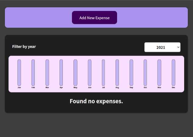 React Expense Manager